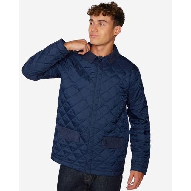 Liverpool Quilted Jacket - Navy - , size Small on Productcaster.