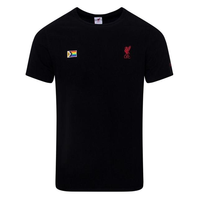 Liverpool T-shirt Pride Flag - Black - Liverpool Fc, size X-Small on Productcaster.