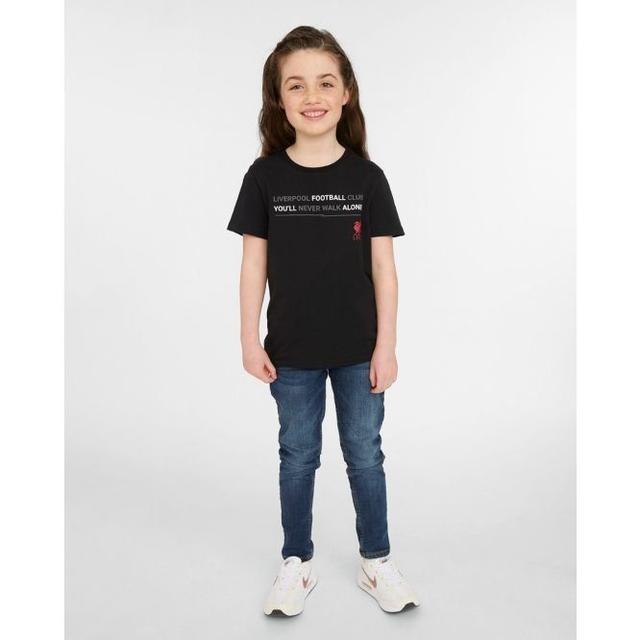 Liverpool T-shirt Slogan Lfc - Black Kids - , size 7-8 years/116-126 cm on Productcaster.