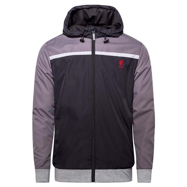 Liverpool Windbreaker Colour Block Windcheater - Black/grey - Liverpool Fc, size X-Large on Productcaster.