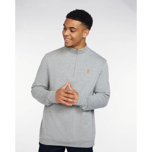 Liverpool Sweatshirt Quarter Zip - Grey - , size X-Large on Productcaster.