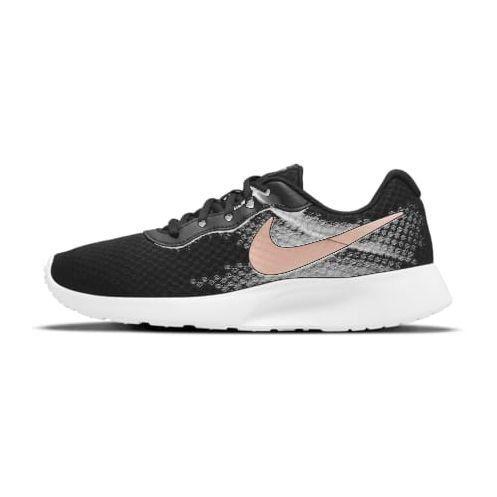 Nike Tanjun Women's Shoes BLACK/MTLC RED BRONZE-BARELY VOLT-W, storlek ['36 on Productcaster.