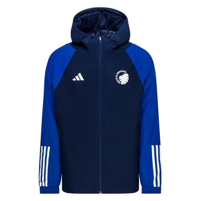 Fc Copenhagen Training Jacket All Weather Tiro 23 Competition - Team Navy/royal Blue/white - , size XX-Large on Productcaster.