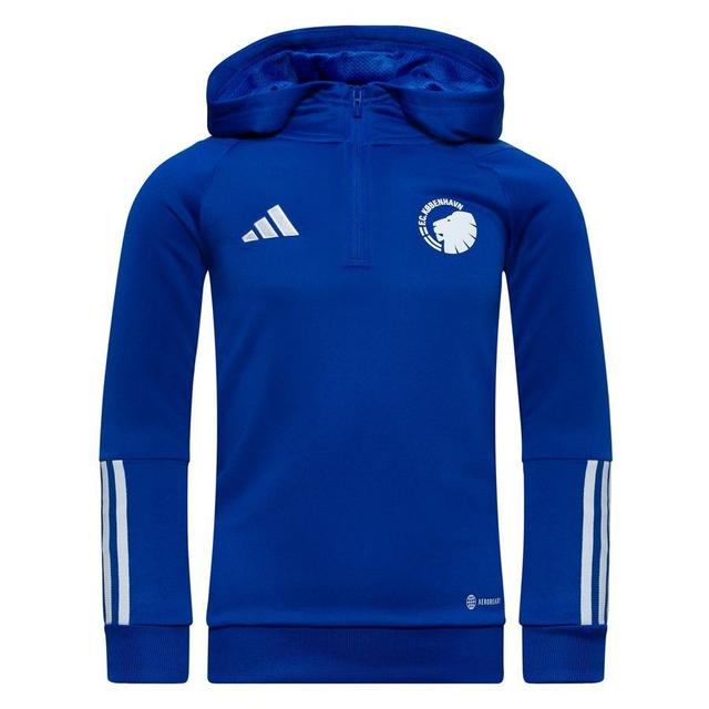 Fc Copenhagen Hoodie Tiro 23 Competition - Royal Blue/white Kids - adidas, size 152 cm on Productcaster.