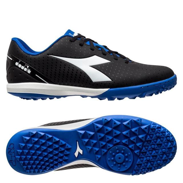 Diadora Pichichi 5 TF - Schwarz/Weiß/Blau - Turf (TF), Größe 45½ on Productcaster.