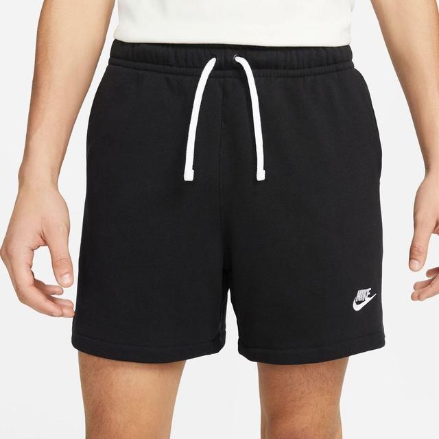 Nike Shorts Club Fleece French Terry Flow - Black/white, size XX-Large on Productcaster.