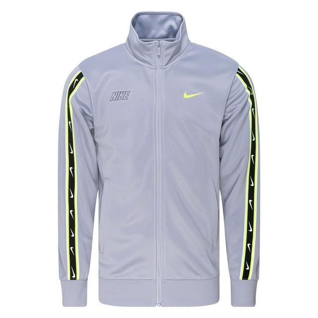 Nike Track Top Nsw Repeat - Wolf Grey/volt/black, size Small on Productcaster.