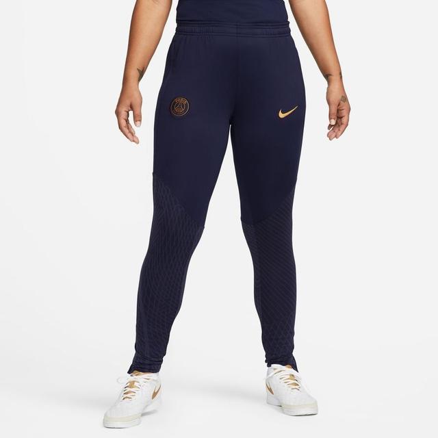 Paris Saint Germain Training Trousers Dri-fit Strike Kpz - Blackened Blue/gold Suede Woman - , size Small on Productcaster.