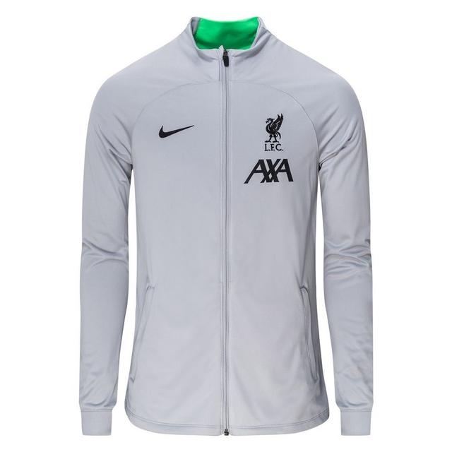 Liverpool Track Jacket Dri-fit Strike - Wolf Grey/poison Green/black - , size X-Large on Productcaster.