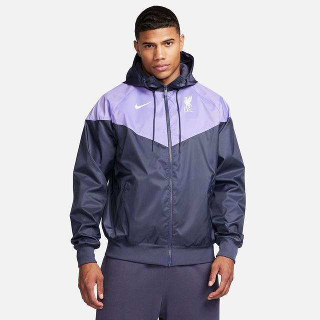 Liverpool Jacket Windrunner Nsw Woven - Space Purple/gridiron/white - Nike, size Small on Productcaster.