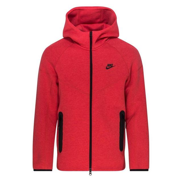 Nike Hoodie Nsw Tech Fleece Fz 2023 - University Red/black, size XX-Large on Productcaster.