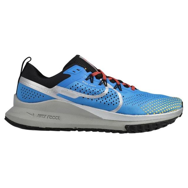 Nike Laufschuhe React Pegasus Trail 4 - Blau/silber/rot, Größe 47½ on Productcaster.