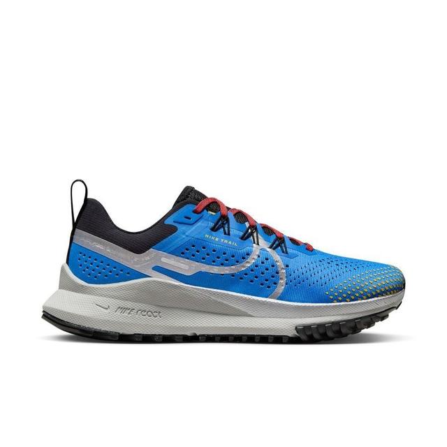 Nike Running Shoe React Pegasus Trail 4 - Photo Blue/metallic Silver/track Red Woman, size 38½ on Productcaster.