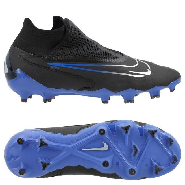 Nike Phantom Gx Pro Df Fg Shadow - Black/chrome/hyper Royal, size 42½ on Productcaster.