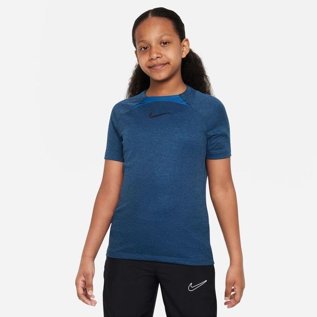 Nike Training T-shirt Dri-fit Academy - Industrial Blue/black Kids, size XS: 122-128 cm on Productcaster.