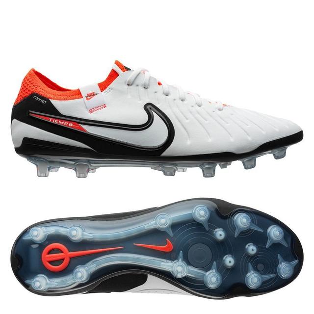 Nike Tiempo Legend 10 Elite AG-PRO Ready - Hvid/Sort/Rød - Kunstgræs (AG), størrelse 36 on Productcaster.