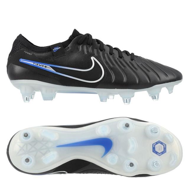 Nike Tiempo Legend 10 Elite Sg-pro Anti-clog Shadow - Black/chrome/hyper Royal, size 38 on Productcaster.