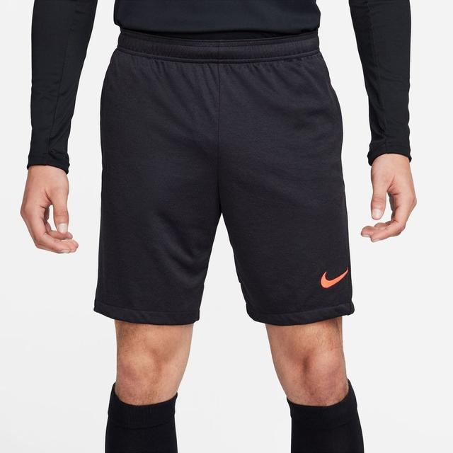 Nike Training Shorts Dri-fit Academy - Black/bright Crimson, size Small on Productcaster.