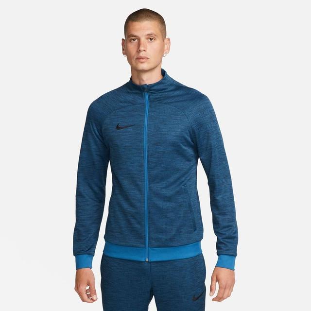 Nike Track Jacket Dri-fit Academy - Industrial Blue/black, size Large on Productcaster.