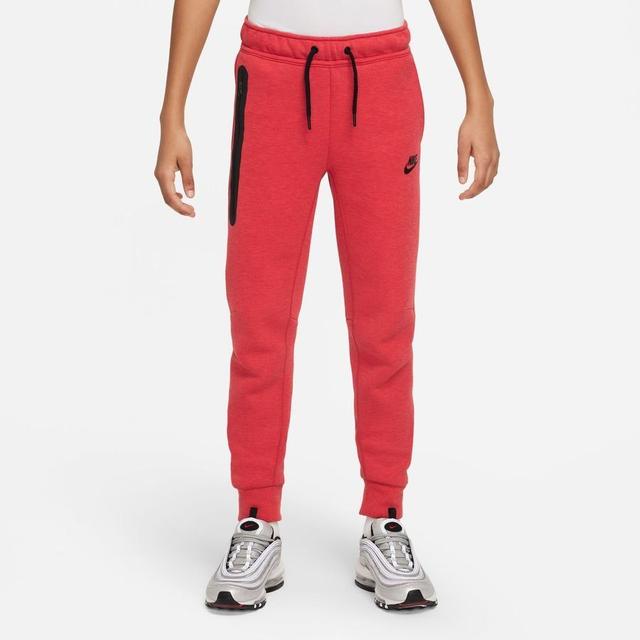 Nike Sweatpants Nsw Tech Fleece 24 - University Red/black Kids, size XS: 122-128 cm on Productcaster.