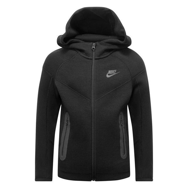 Nike Hoodie Nsw Tech Fleece 2023 - Black Kids, size XL: 158-170 cm on Productcaster.