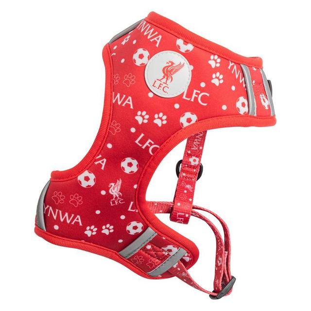 Liverpool Dog Harness - Red/white - , size Large on Productcaster.