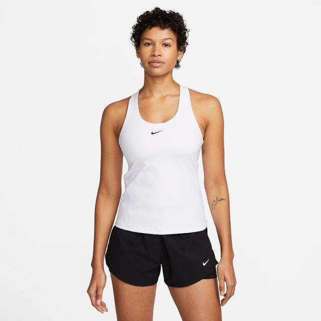 Nike Swoosh Women's Medium-Support WHITE/STONE MAUVE/BLACK, size Large on Productcaster.