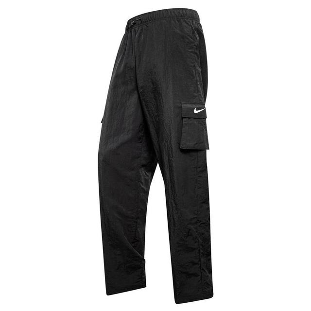 Nike Cargo Pants Nsw Essential Woven - Black/white Women, size Large on Productcaster.