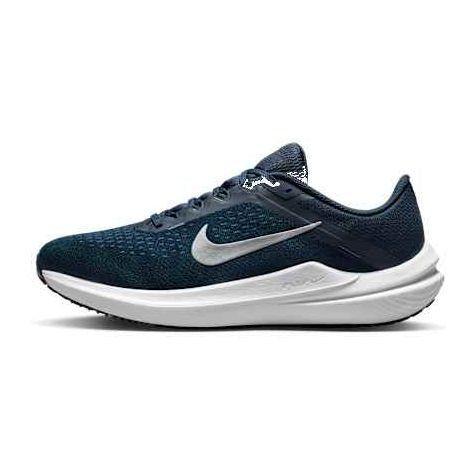 Nike Winflo 10 Men's Road Running S COLLEGE NAVY/METALLIC SILVER, maat 40 on Productcaster.