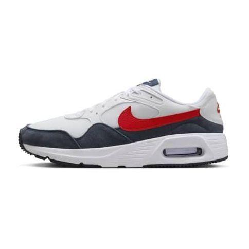 Nike Air Max SC Men's Shoes WHITE/UNIVERSITY RED-OBSIDIAN, koko 48½ on Productcaster.