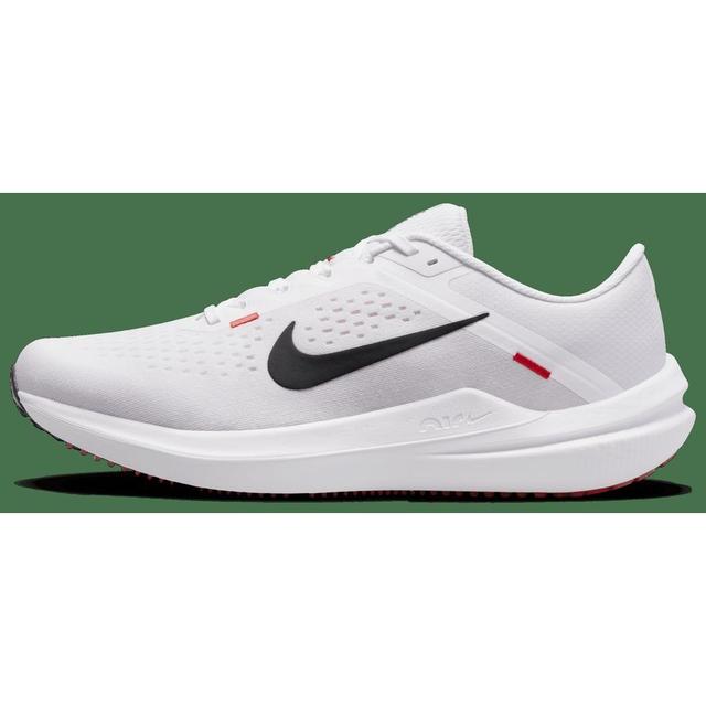 Nike Winflo 10 Men's Road Running S WHITE/BLACK-LT CRIMSON, storlek 44½ on Productcaster.