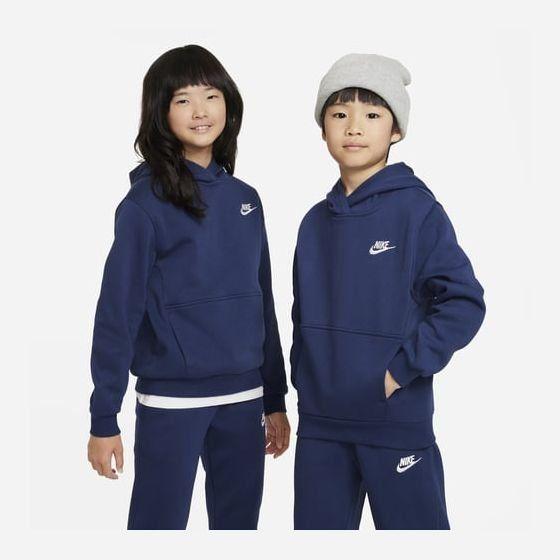 Nike Sportswear Club Fleece Big Kid Midnight Navy/white, Größe M: 137-147 cm on Productcaster.