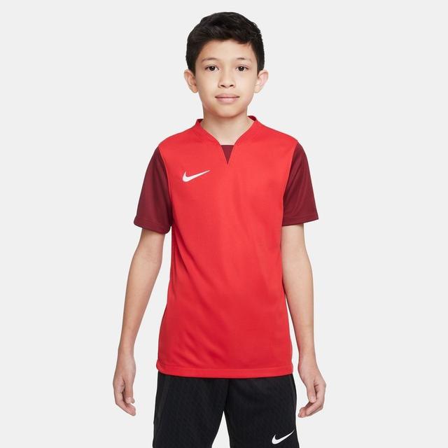 Nike Polo Dri-fit Trophy 5 - University Red/team Red/white Kids, size XS: 122-128 cm on Productcaster.