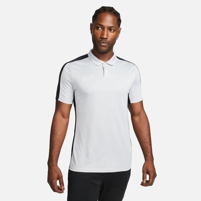 Nike Polo Dri-fit Academy 23 - Gris/noir/blanc, pointure X-Small on Productcaster.