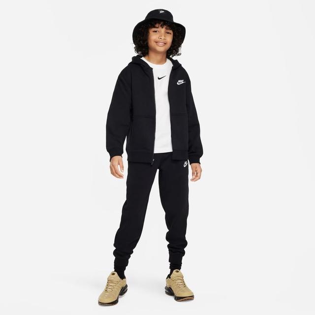 Nike Tracksuit Nsw Club Fleece - Black/white Kids, size ['XL: 158-170 cm'] on Productcaster.