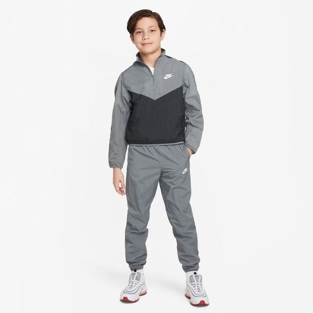 Nike Tracksuit Nsw - Smoke Grey/white Kids, size M: 137-147 cm on Productcaster.