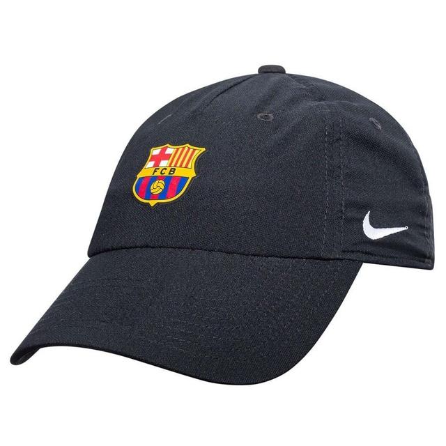 Barcelona Cap Dri-fit Club - Black/white - Nike, size S/M on Productcaster.