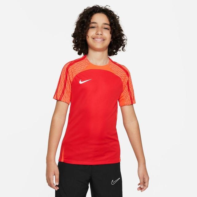 Nike Training T-shirt Dri-fit Strike 23 - University Red/white Kids, size M: 137-147 cm on Productcaster.