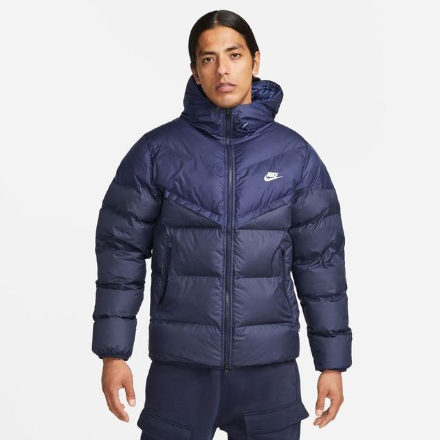 Nike Winter Jacket Storm-fit Windrunner Primaloft Puffer - Midnight Navy/sail, size X-Large on Productcaster.