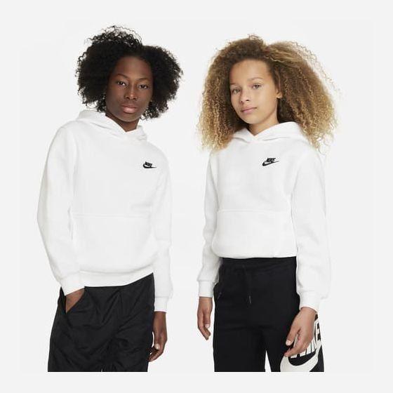 Nike Sportswear Club Fleece Big Kid White/black, pointure S: 128-137 cm on Productcaster.