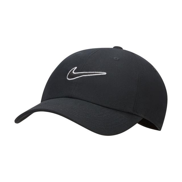 Nike Cap Unstructured Swoosh - Black, size M/L on Productcaster.