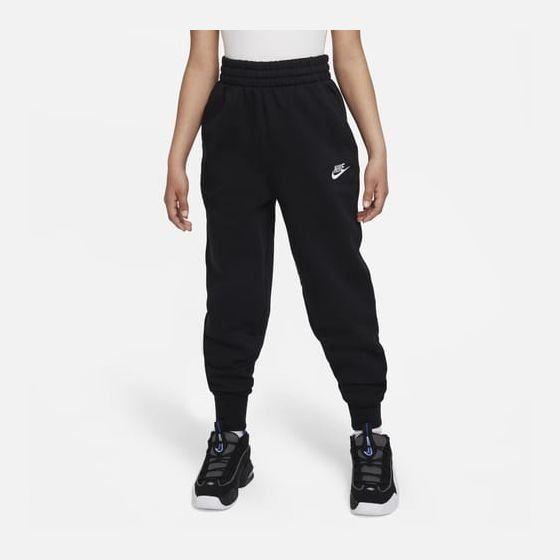 Nike Sweatpants Nsw Club Fleece High-waisted - Black/white Kids, size Large on Productcaster.