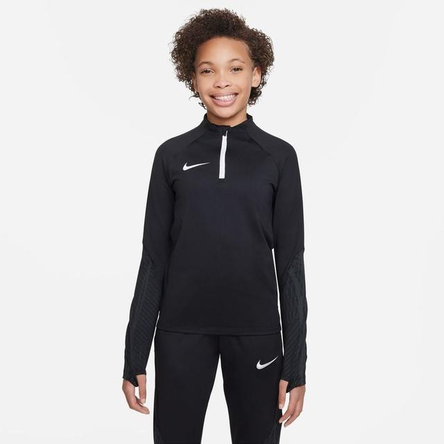 Nike Træningstrøje Dri-FIT Strike - Sort/Grå/Hvid Børn, størrelse XS: 122-128 cm on Productcaster.