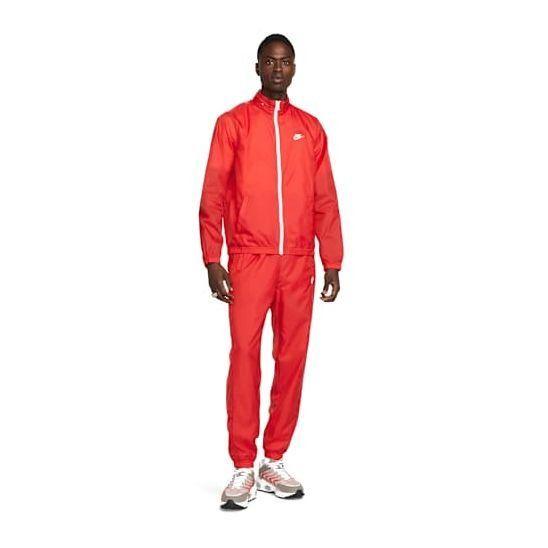 Nike Sportswear Club Men's Lined Wo UNIVERSITY RED/WHITE, storlek Small on Productcaster.