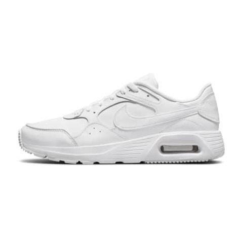 Nike Air Max SC Leather Men's Shoes WHITE/WHITE-WHITE, størrelse 45½ on Productcaster.