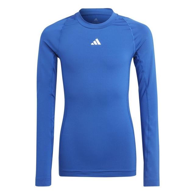 adidas Baselayer Techfit - Royal Blue Kids L/s, size 176 cm on Productcaster.