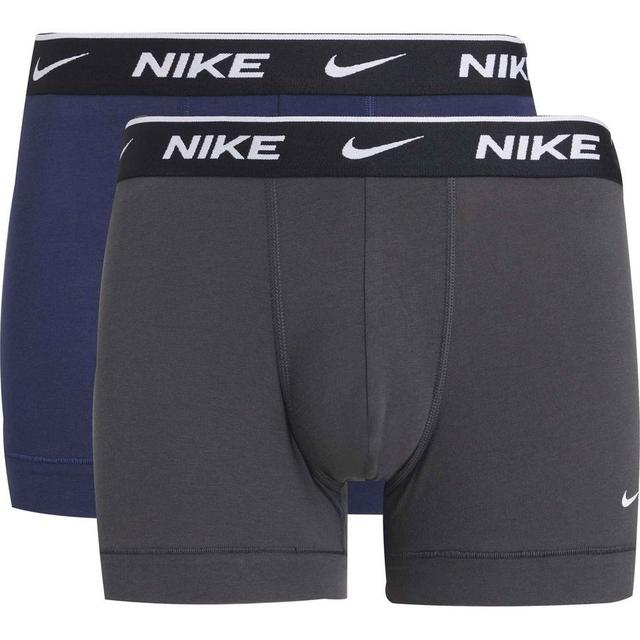 Nike Boxer Shorts 2-pack - Black/midnight Navy, size Large on Productcaster.