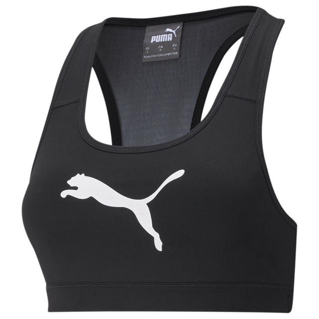 Mid Impact 4keeps Bra Black-white Big Cat - PUMA, size Large on Productcaster.