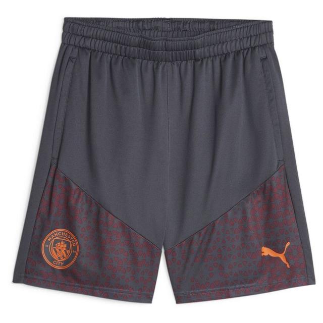 Manchester City Training Shorts - Grey/orange - , size Small on Productcaster.