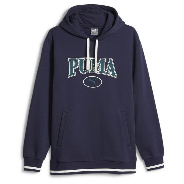 PUMA Squad Hoodie Fl PUMA Navy, size Small on Productcaster.